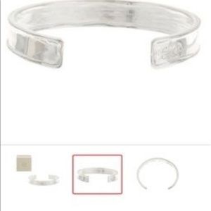 QVC Hear My Soul Speak Sterling Cuff Bracelet